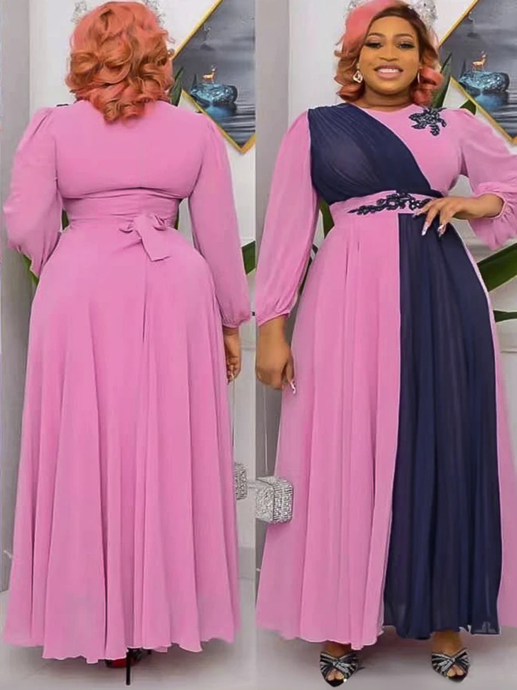 African Dresses For Women 2022 New Fashion Chiffon Pleated Maxi Robe Long Sleeve Elegant Gown Muslim Abaya Kaftan Ankara Bubu
African Dresses For Women 2022 New Fashion Chiffon Pleated Maxi Robe Long Sleeve Elegant Gown Muslim Abaya Kaftan Ankara Bubu