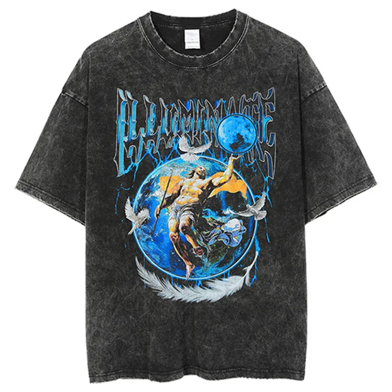 Washed Cotton Tops Retro Greek Mythology Print Oversized T-shirt Hip Hop Vintage Tees Streetwear Men's Clothing Woman Clothes
Washed Cotton Tops Retro Greek Mythology Print Oversized T-shirt Hip Hop Vintage Tees Streetwear Men's Clothing Woman Clothes