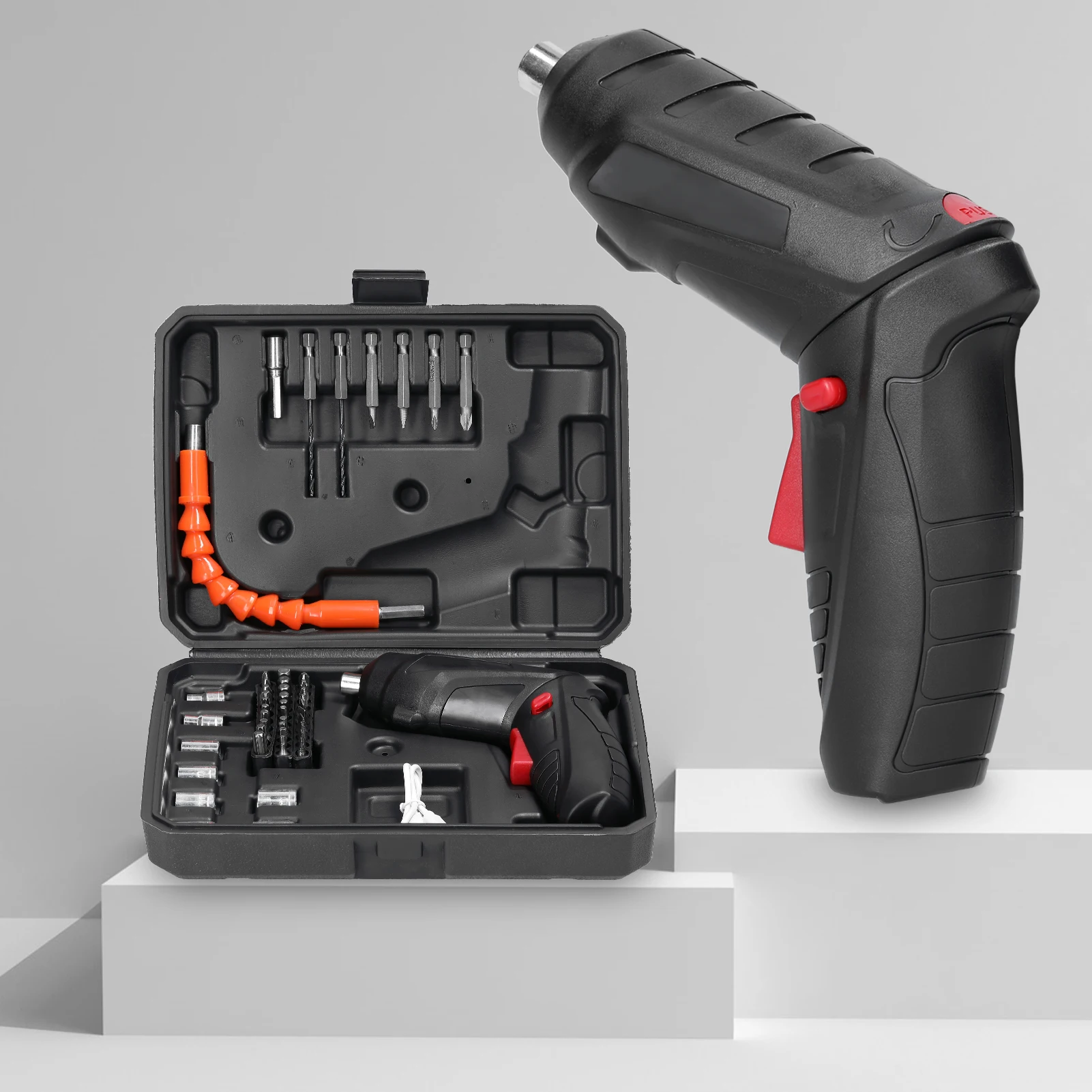 48 PCS 4.2V Electrical Screwdriver Set Home Household Cordless Rechargeable Hand Screwdriver Bits Tool Set with Storage Box
48 PCS 4.2V Electrical Screwdriver Set Home Household Cordless Rechargeable Hand Screwdriver Bits Tool Set with Storage Box