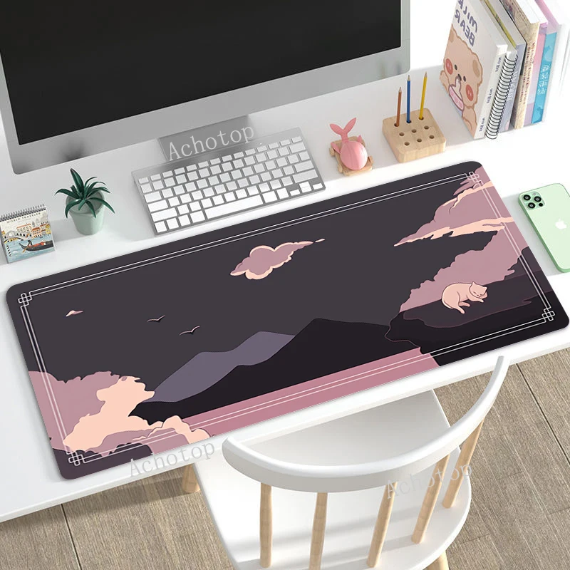Kawaii Mat Mousepad Company Cute Cat Black Mause Pad Pink Carpet Deskmat 90x40 Mouse Pad Gamer Mechanical Keyboard Gaming Mat 
Kawaii Mat Mousepad Company Cute Cat Black Mause Pad Pink Carpet Deskmat 90x40 Mouse Pad Gamer Mechanical Keyboard Gaming Mat