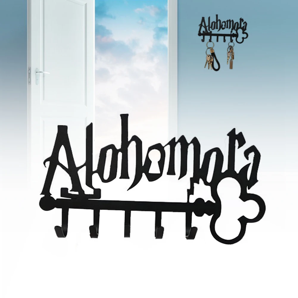 Creative Iron Metal Key Holder wih 5 Hooks Art Wall Mounted Adhesive Black Hanger Organizer Hat Towel Rack whoelsales
Creative Iron Metal Key Holder wih 5 Hooks Art Wall Mounted Adhesive Black Hanger Organizer Hat Towel Rack whoelsales