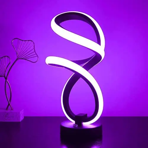Прикроватная спиральная лампа с сенсорным управлением RGB, уникальная приглушаемая лампа для спальни, крутая настольная лампа-ночник для гостиной, офиса, домашнего декора
Прикроватная спиральная лампа с сенсорным управлением RGB, уникальная приглушаемая лампа для спальни, крутая настольная лампа-ночник для гостиной, офиса, домашнего декора