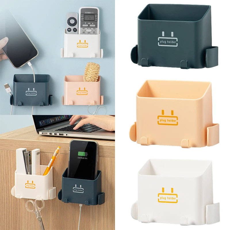 Wall-Mounted Mobile Phone Storage Box Remote Control Storage Box Air Conditioning Tv Plug Seat Self-Adhesive Hook Storage Rack
Wall-Mounted Mobile Phone Storage Box Remote Control Storage Box Air Conditioning Tv Plug Seat Self-Adhesive Hook Storage Rack