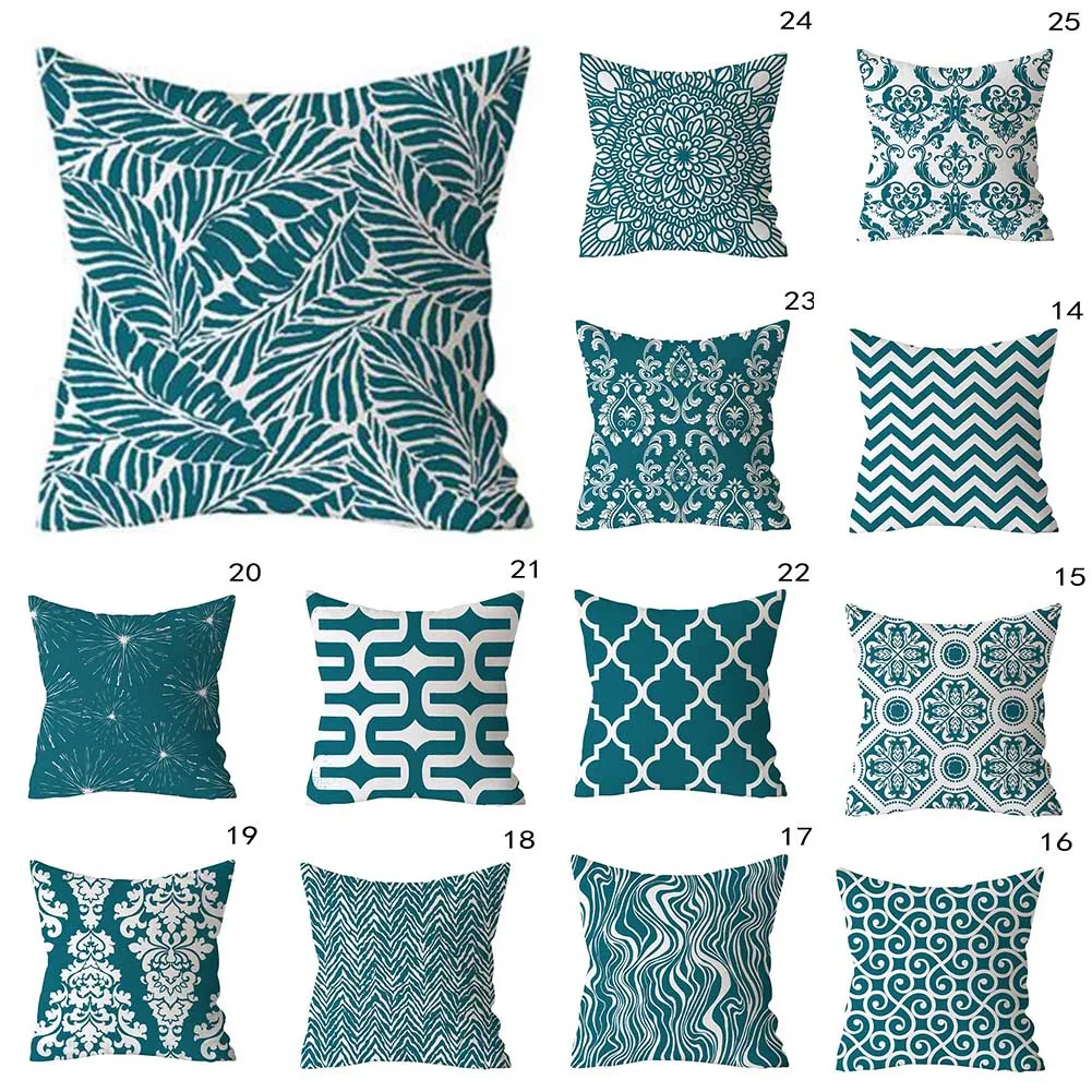 45*45cm European Blue Green Pillowcase Printing Sofa Cushion Cover Home Decoration Throw Pillow Pillowcase
45*45cm European Blue Green Pillowcase Printing Sofa Cushion Cover Home Decoration Throw Pillow Pillowcase