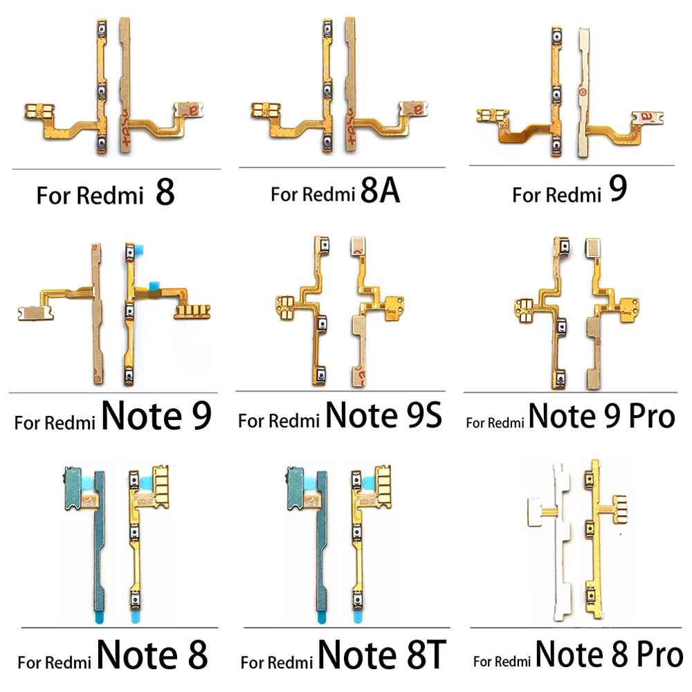 Original Power On Off Volume Side Button Key Flex Cable For Xiaomi Redmi 8 8A 9 Note 8 8T 9 9S 9A Mi 10 lite Note 10 Pro Mi 10T
Original Power On Off Volume Side Button Key Flex Cable For Xiaomi Redmi 8 8A 9 Note 8 8T 9 9S 9A Mi 10 lite Note 10 Pro Mi 10T