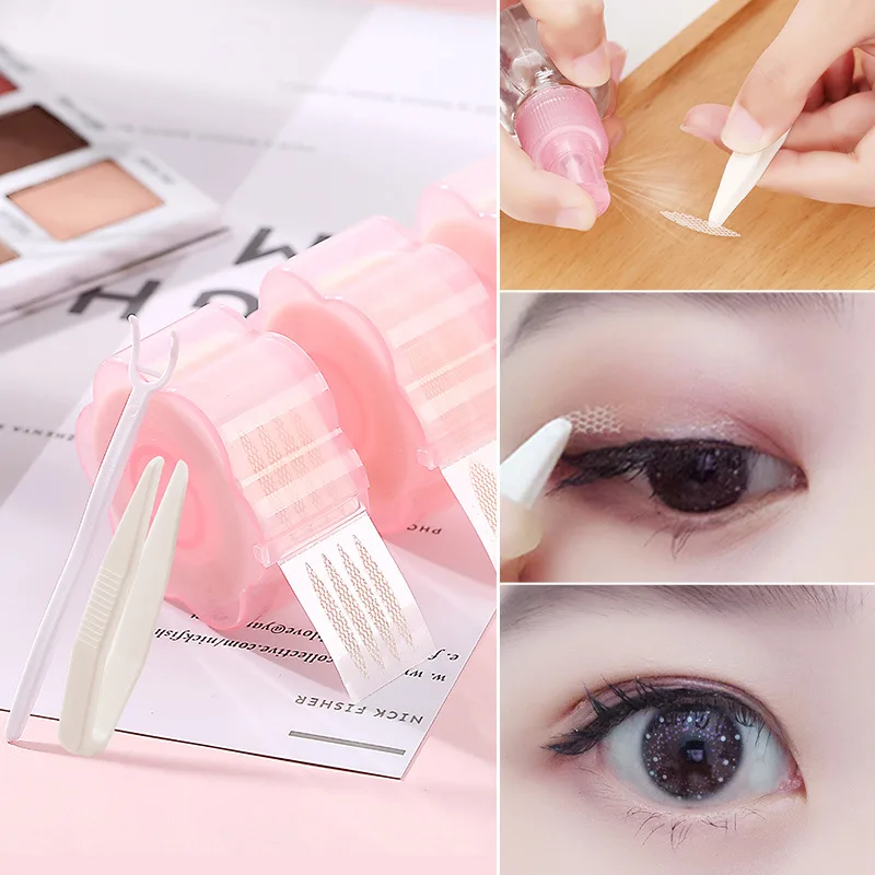 1Box Ultra Invisible Eyelid Paste Natural Double Eyelid Tape Mesh Lace Eyelids Fibers With Stick Not Reflective No Easy Fall Out
1Box Ultra Invisible Eyelid Paste Natural Double Eyelid Tape Mesh Lace Eyelids Fibers With Stick Not Reflective No Easy Fall Out