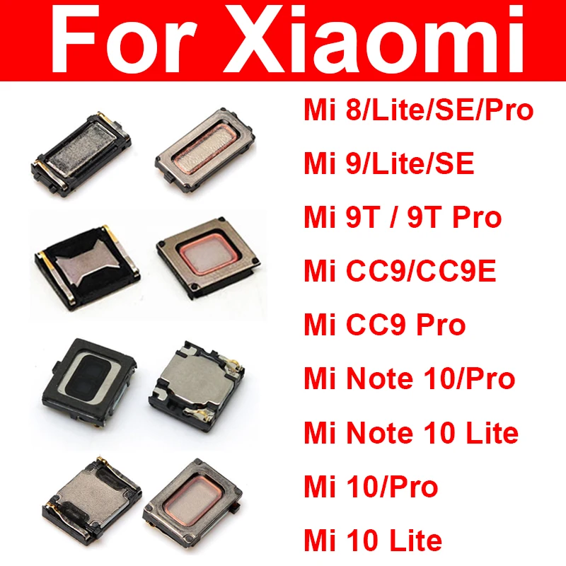 Встроенные наушники-вкладыши динамик для Xiaomi Mi 8 9 9T 10 Pro Lite 8se 9se CC9 CC9e Note запасные