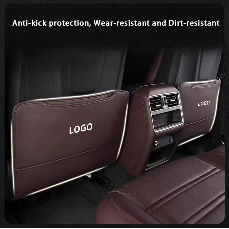 

1pcs Car Seat Back Anti Kick Pad Scratch Mat For Toyota Yaris Corolla Prius Auris CHR Land Cruiser RAV4 Camry Avalon Avensis Sie