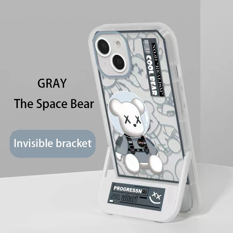 Space Bear invisible stand protective case dual-use transparent phone case for iPhone14promax
Space Bear invisible stand protective case dual-use transparent phone case for iPhone14promax