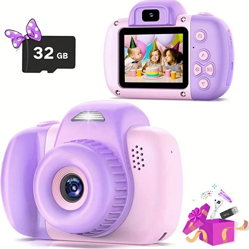 Children Cute Mini Digital Camera Toys 2.4 inch Screen Video Camera Baby Educational Toys Kids Best Birthday Gift
Children Cute Mini Digital Camera Toys 2.4 inch Screen Video Camera Baby Educational Toys Kids Best Birthday Gift