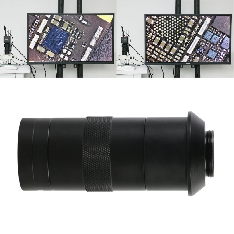 Monocular 8x-100x 40mm-100mm C-Mount Zoom-Glass Lens Eyepiece Suitable for Industry Lab- Microscope Camera Durable
Monocular 8x-100x 40mm-100mm C-Mount Zoom-Glass Lens Eyepiece Suitable for Industry Lab- Microscope Camera Durable