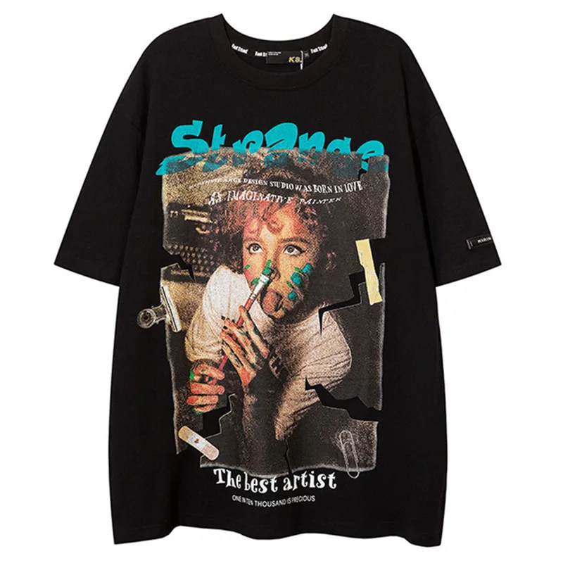 Hip Hop Streetwear Men Oversized T-shirt Letter Graphic Print T-shirts 2022 Harajuku Fashion Cotton Short Sleeve Tops Tees
Hip Hop Streetwear Men Oversized T-shirt Letter Graphic Print T-shirts 2022 Harajuku Fashion Cotton Short Sleeve Tops Tees