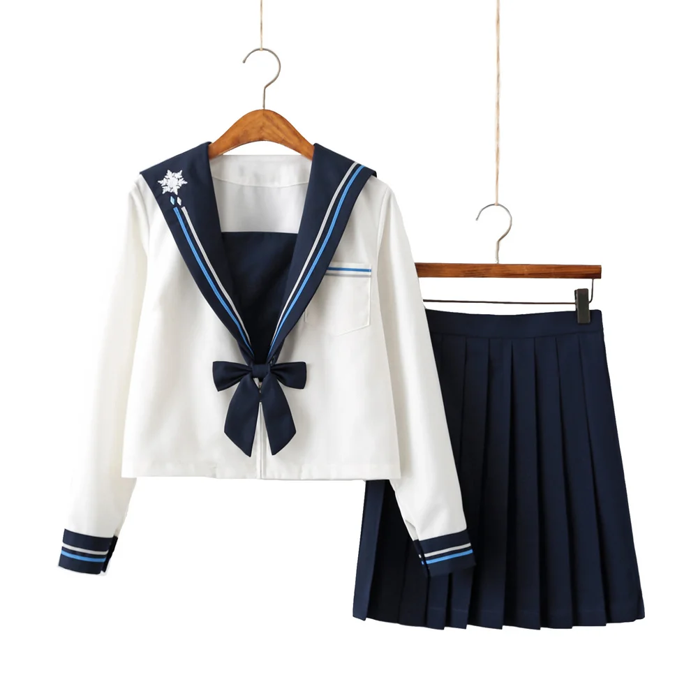 Униформа jk в японском студенческом стиле, базовый матросский костюм, классный костюм, костюм морского флота, снежинки, матросский костюм, Ст...
Униформа jk в японском студенческом стиле, базовый матросский костюм, классный костюм, костюм морского флота, снежинки, матросский костюм, Ст...