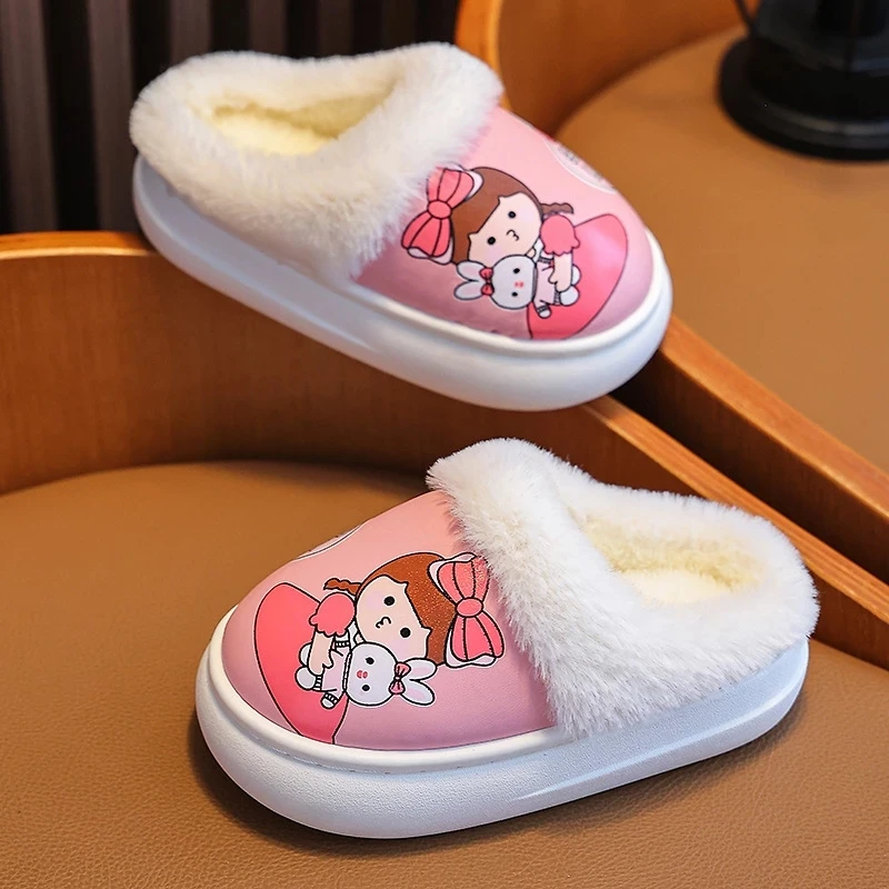 Children's Cotton Slippers Waterproof Girl Princess Lovely Parent-child Home Anti-skid Cartoon Children's Slippers Winter
Children's Cotton Slippers Waterproof Girl Princess Lovely Parent-child Home Anti-skid Cartoon Children's Slippers Winter