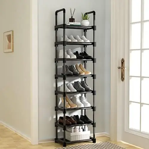 Zapatero de 8 Niveles, Estante para Zapatos, Zapatero Metal, Organizador de Zapatos, para Salón, Entrada, Guardarropa y Vestíb
Zapatero de 8 Niveles, Estante para Zapatos, Zapatero Metal, Organizador de Zapatos, para Salón, Entrada, Guardarropa y Vestíb