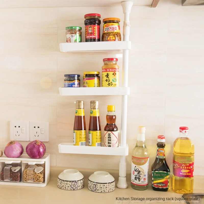 Kitchen Rack Home Perforhole Retractable Single Rod Rotating Seasoning Bottle Storage Finishing Rack
Kitchen Rack Home Perforhole Retractable Single Rod Rotating Seasoning Bottle Storage Finishing Rack