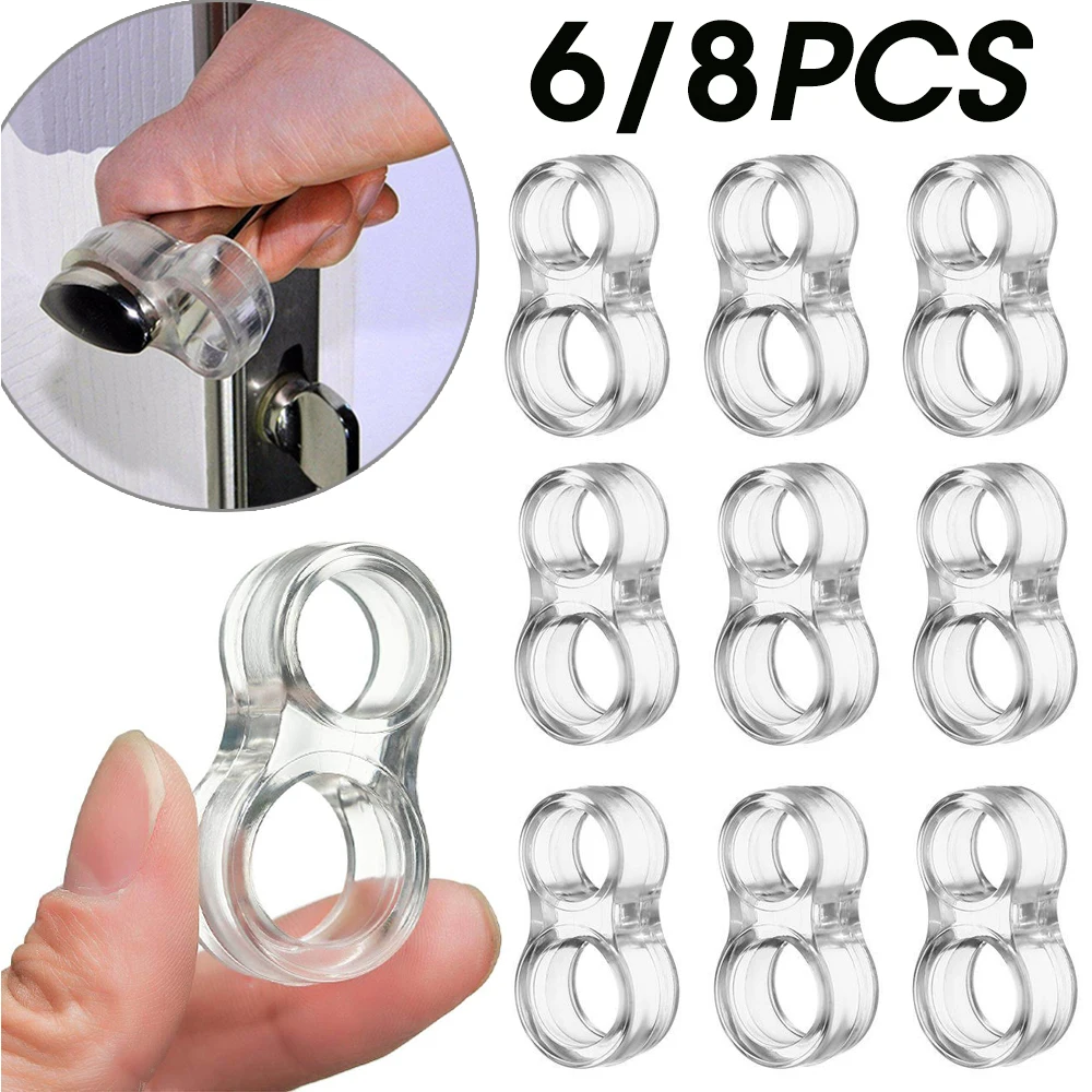 6/8PCS Safety Anti-collision Ring PVC Doors Handle Protection Punch-free Round Door Knob Bumper Walls Furniture Protector Pad
6/8PCS Safety Anti-collision Ring PVC Doors Handle Protection Punch-free Round Door Knob Bumper Walls Furniture Protector Pad