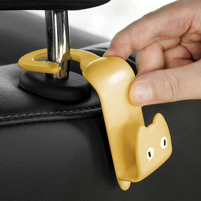 2pcs Cute Cat Car Back Seat Hooks Cartoon Animal Hanger Universal Headrest Mount Storage Holder Car Interior Organizer Hook
2pcs Cute Cat Car Back Seat Hooks Cartoon Animal Hanger Universal Headrest Mount Storage Holder Car Interior Organizer Hook