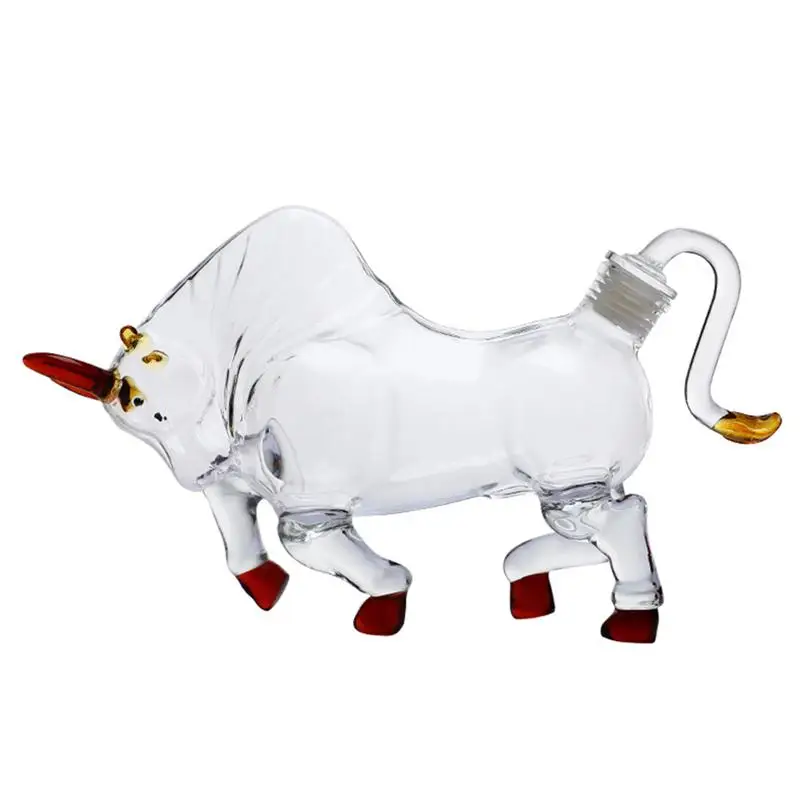 Glass Bottle Bullfighting Shape Bottle Ginseng Bottle For Home Decorative Miniatures Desktop Ornament
Glass Bottle Bullfighting Shape Bottle Ginseng Bottle For Home Decorative Miniatures Desktop Ornament