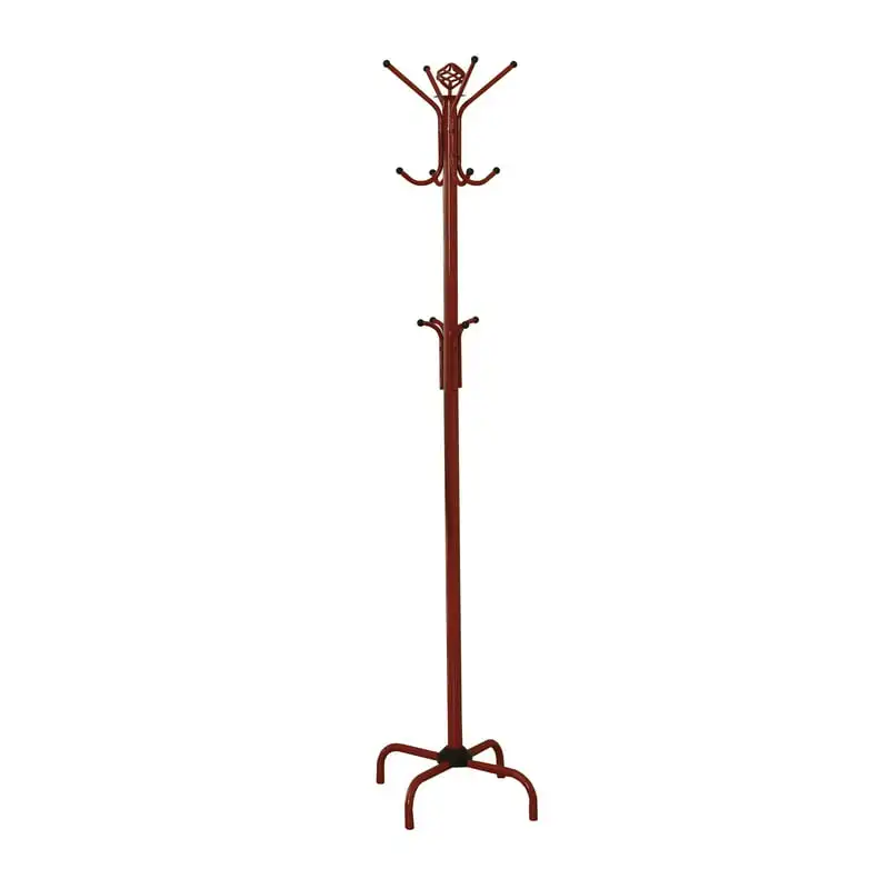 Rack, Hall Tree, Free Standing, 12 Hooks, Entryway, 70"H, Bedroom, Metal, Red, Red, Contemporary, Modern
Rack, Hall Tree, Free Standing, 12 Hooks, Entryway, 70"H, Bedroom, Metal, Red, Red, Contemporary, Modern