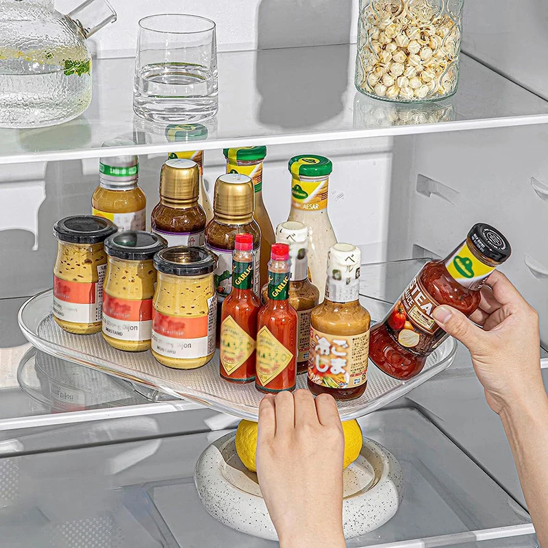 Lazy Susans For Organizer Refrigerator Large Turntable Cabinet Organizers Rectangle Storage Tray Rack For Kitchen Pantry Fridge
Lazy Susans For Organizer Refrigerator Large Turntable Cabinet Organizers Rectangle Storage Tray Rack For Kitchen Pantry Fridge