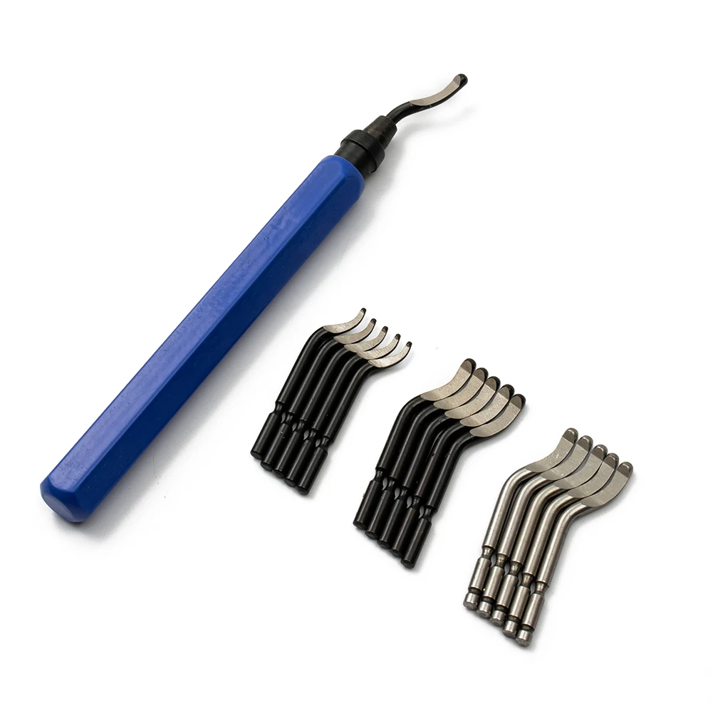 15pcs Blades 1 Aluminum Alloy Handle Router Bit Tool Deburr Blades Handle Burr Metal Repair Deburring Tool Rotary
15pcs Blades 1 Aluminum Alloy Handle Router Bit Tool Deburr Blades Handle Burr Metal Repair Deburring Tool Rotary