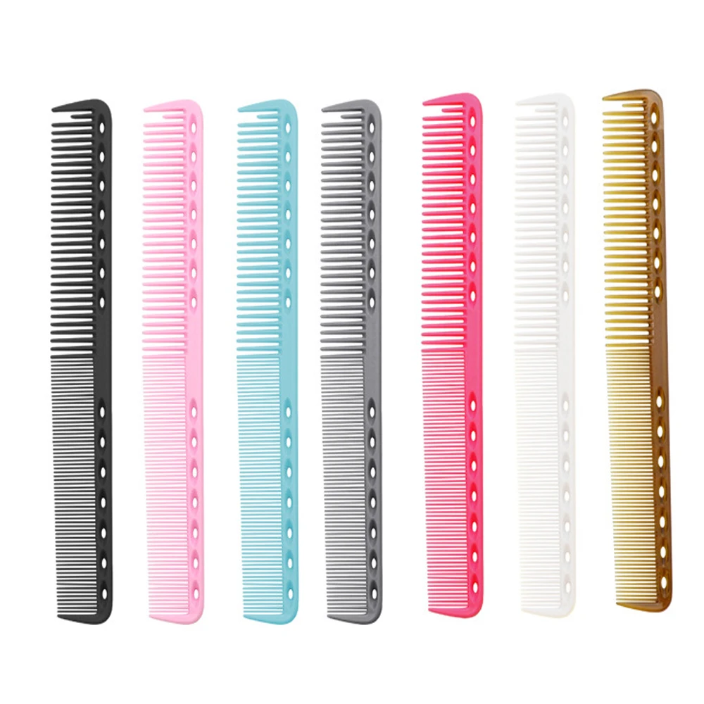 Hairdressing Hollow Comb Color Double Head Wide Dense Tooth Comb Hairdresser's Non-static Hair Comb For Pushing And Cutting Hair
Hairdressing Hollow Comb Color Double Head Wide Dense Tooth Comb Hairdresser's Non-static Hair Comb For Pushing And Cutting Hair
