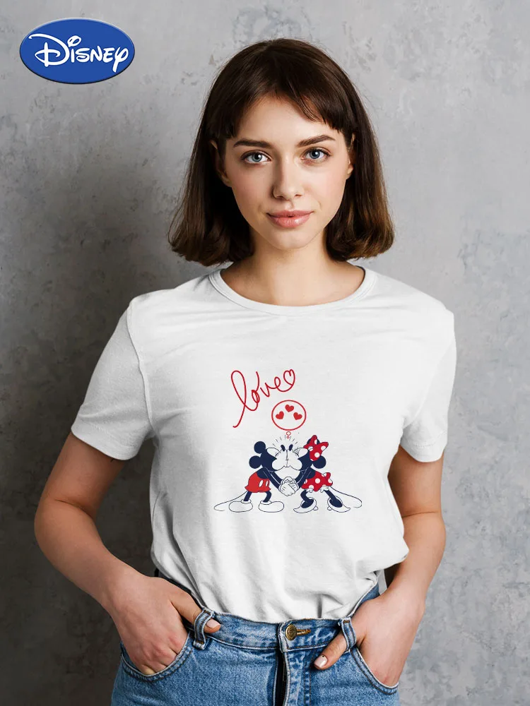 Disney Mickey Mouse Couple T Shirt Ropa Aesthetic Family Look Short Sleeve Oversize Hipster Harajuku Streetwear Free Shipping
Disney Mickey Mouse Couple T Shirt Ropa Aesthetic Family Look Short Sleeve Oversize Hipster Harajuku Streetwear Free Shipping