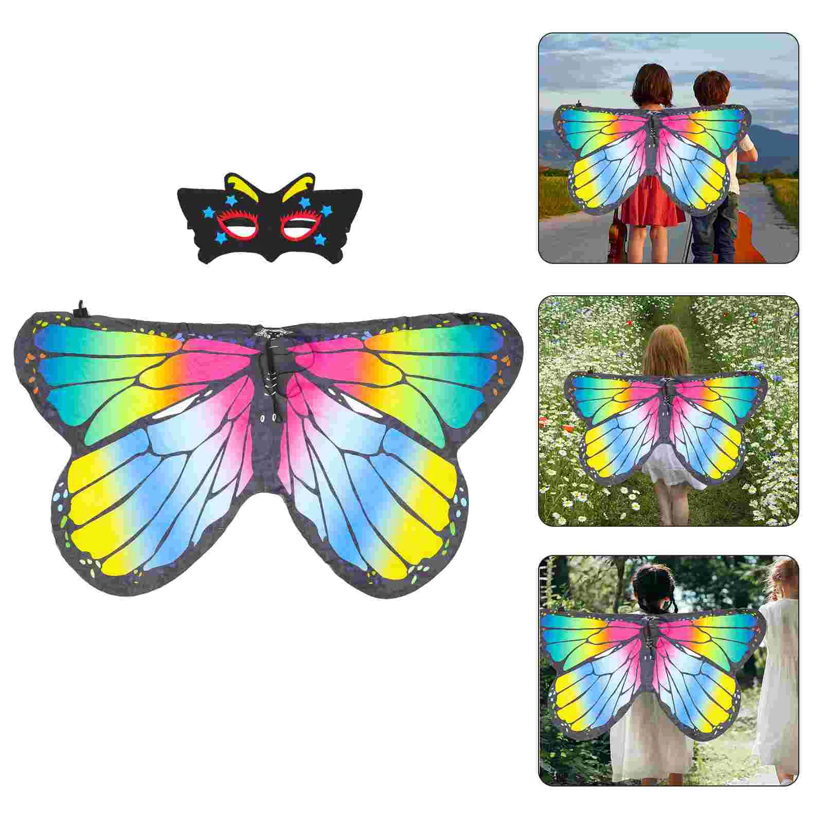 

Insect Cape Party Butterflies Costume Capes Cosplay Wing Children Butterfly Wings Toddler