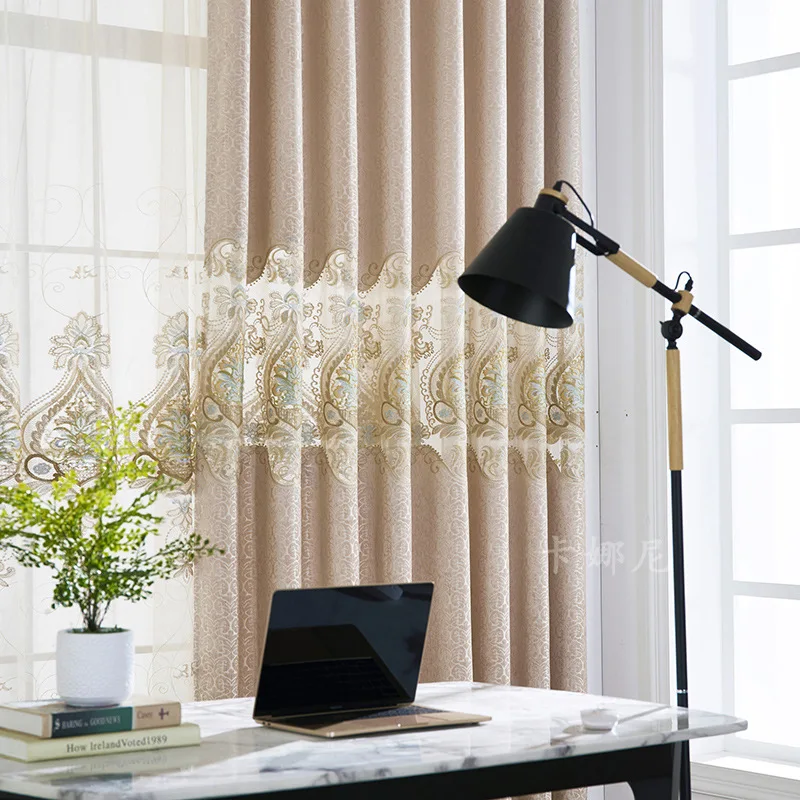 New Curtains for Living Dining Room Bedroom custom simple European-style chenille embroidery high-end Window Curtain Room Decor
New Curtains for Living Dining Room Bedroom custom simple European-style chenille embroidery high-end Window Curtain Room Decor