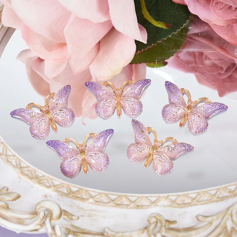 10pcs Colorful Mini Butterfly Drop Pendants For Keychain Jewelry Making Supplies DIY Necklace Earrings Decorative Accessories
10pcs Colorful Mini Butterfly Drop Pendants For Keychain Jewelry Making Supplies DIY Necklace Earrings Decorative Accessories