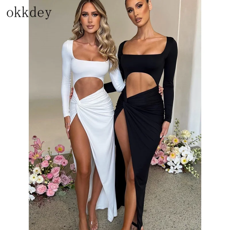 Women's autumn 2022 maxi dress Sexy Hollow Out High Split long sleeve dresses Sleeve Ruched Club Party Long Dree sss
Women's autumn 2022 maxi dress Sexy Hollow Out High Split long sleeve dresses Sleeve Ruched Club Party Long Dree sss