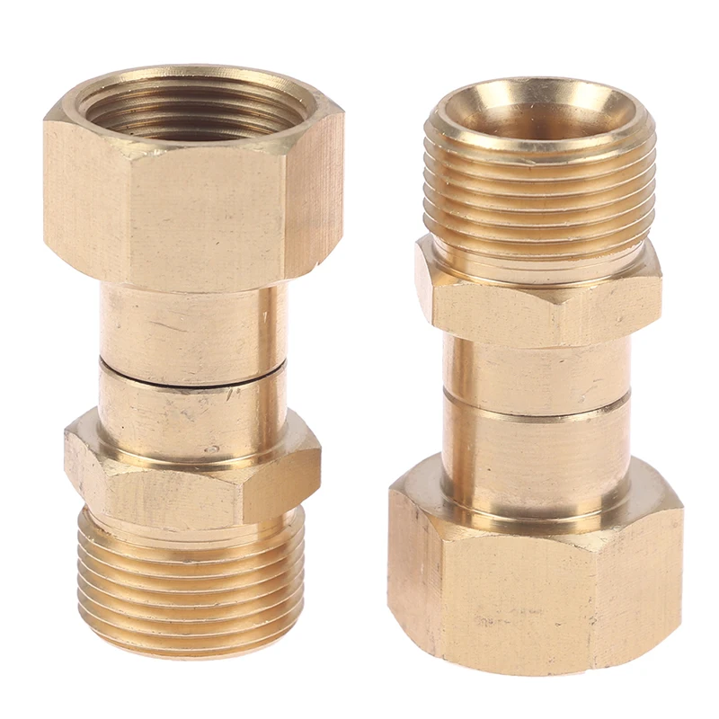 

High Pressure Washer Swivel Joint Connector Hose Fitting M22 14/15mm Thread Fitting 360° Rotation Hose Sprayer Connector New