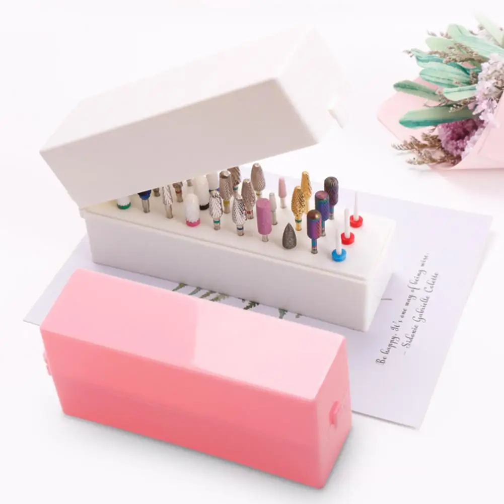 30 Holes Nail Art Drill Storage Box Grinding Polish Head Bit Holder Display Nail Drill Bits Organizer Nail Stand Manicure
30 Holes Nail Art Drill Storage Box Grinding Polish Head Bit Holder Display Nail Drill Bits Organizer Nail Stand Manicure