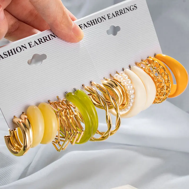 Bohemian Colorful Acrylic Drop Earrings Set For Women Korean Butterfly Pearl Earrings 2021 Trend Set of Earrings Party Jewelry
Bohemian Colorful Acrylic Drop Earrings Set For Women Korean Butterfly Pearl Earrings 2021 Trend Set of Earrings Party Jewelry