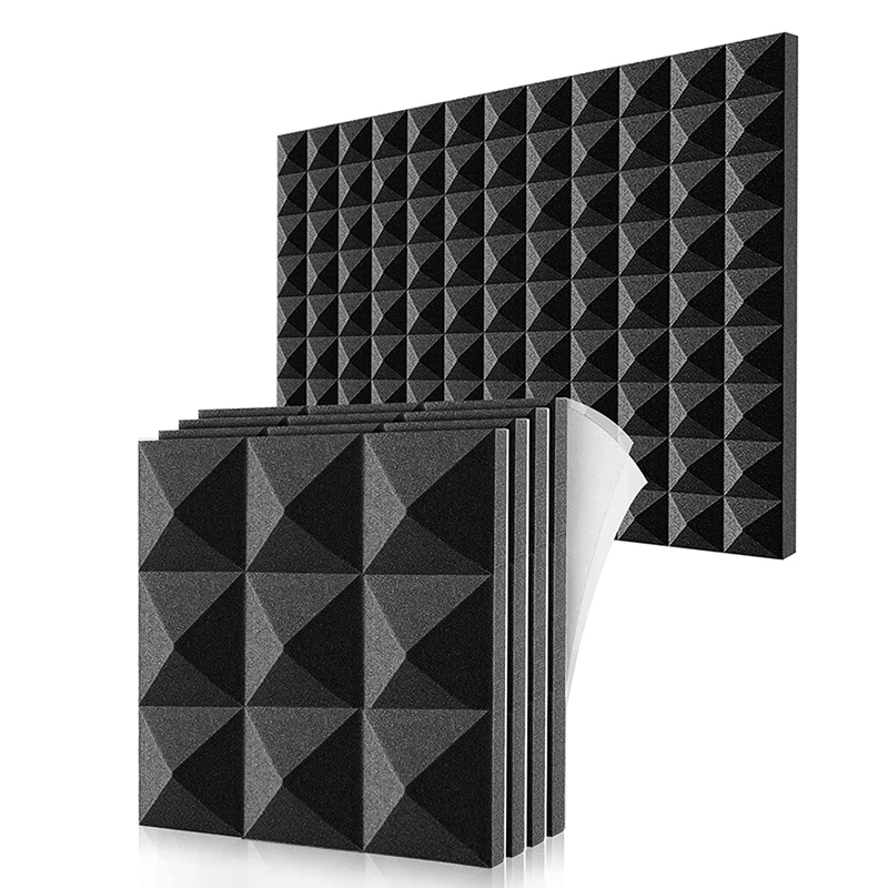 12 Pieces Acoustic Foam Board,Self-Adhesive Sound-Proof Foam Board,Wall Reduce Noise Foam,For Music Studio,Etc,5X30x30cm
12 Pieces Acoustic Foam Board,Self-Adhesive Sound-Proof Foam Board,Wall Reduce Noise Foam,For Music Studio,Etc,5X30x30cm
