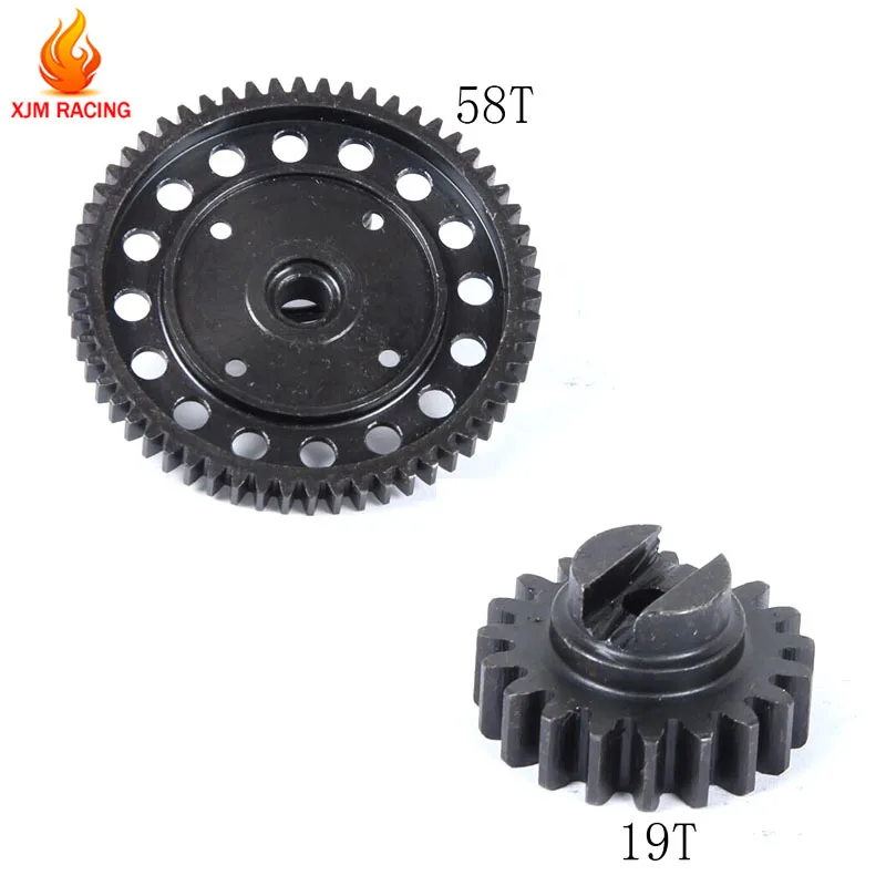 

Medium Differential Gears 58T or 19T Gear for 1/5 Losi 5ive-T ROVAN LT KM X2 DDT FID RACING TRUCK RC CAR PARTS