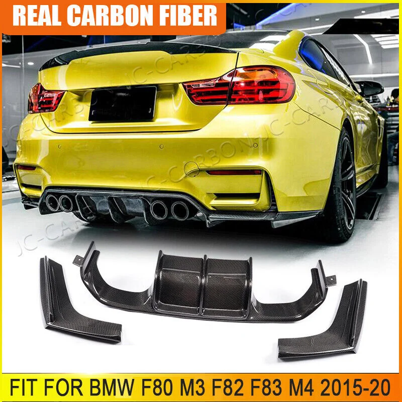 Carbon Fiber Rear Bumper Diffuser Lip Spoiler for BMW F80 M3 F82 F83 M4 2014-20
Carbon Fiber Rear Bumper Diffuser Lip Spoiler for BMW F80 M3 F82 F83 M4 2014-20