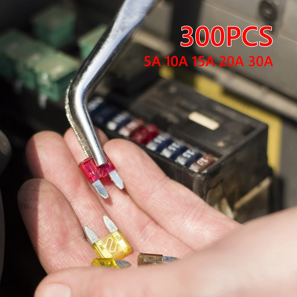 300 шт., Автомобильные предохранители 5/10/15/20/30A Amp с коробкой, ассортимент зажимов, набор предохранителей для авто, лезвия, грузовик, автомобиль... 
300 шт., Автомобильные предохранители 5/10/15/20/30A Amp с коробкой, ассортимент зажимов, набор предохранителей для авто, лезвия, грузовик, автомобиль...