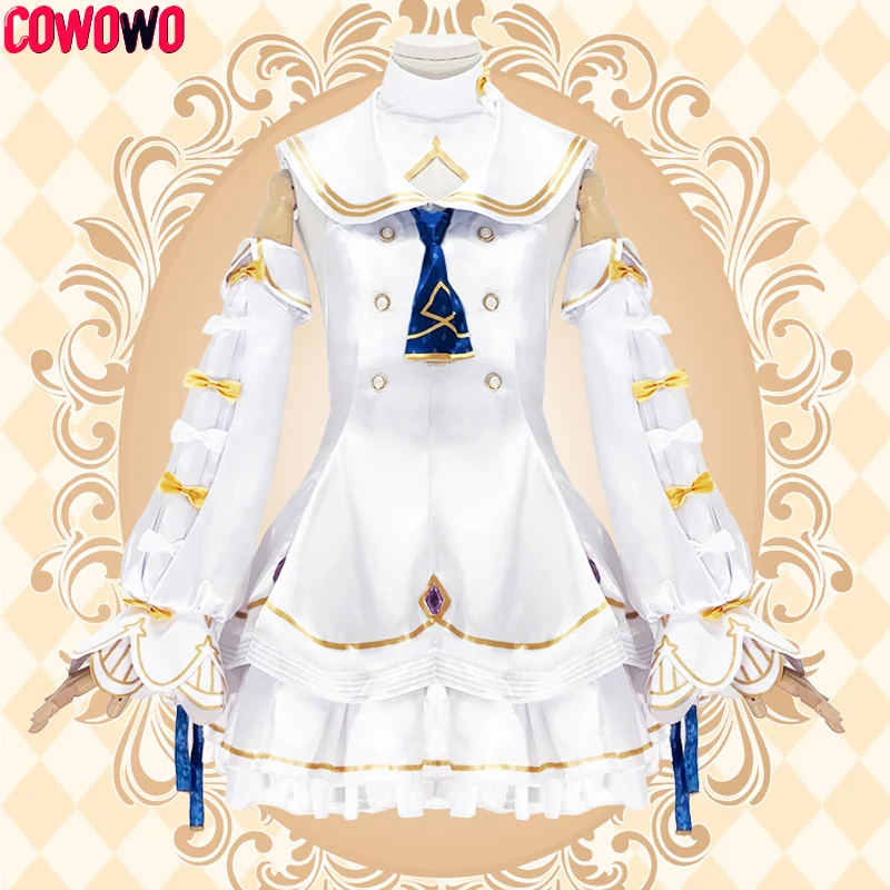 COWOWO Game Blue Archive cos Yurizono Seia Cosplay Cute White satin fabric Anime same Costume Halloween Women Dress
COWOWO Game Blue Archive cos Yurizono Seia Cosplay Cute White satin fabric Anime same Costume Halloween Women Dress