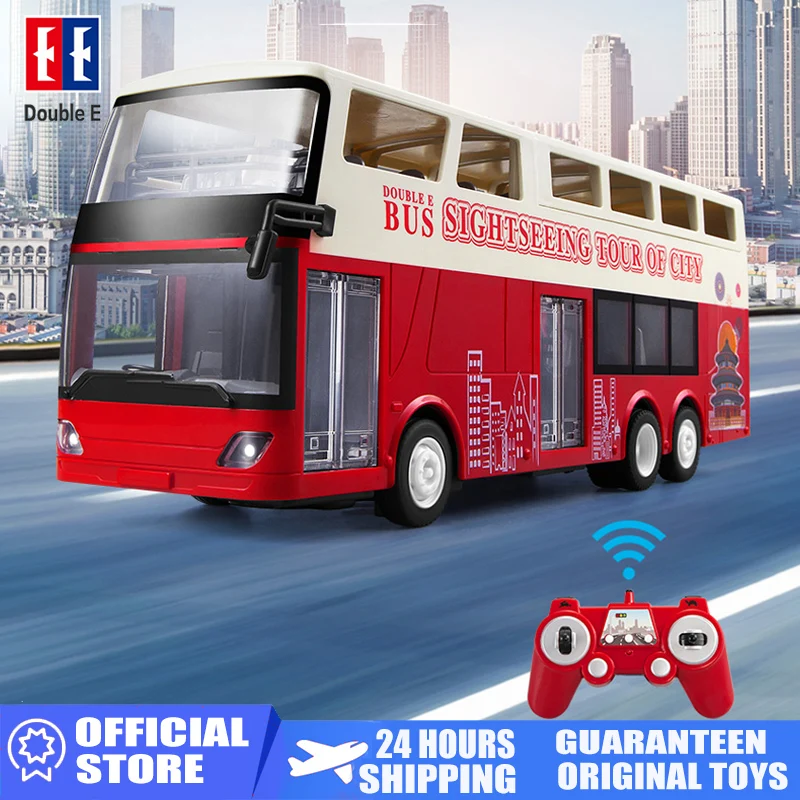 Double E E640 1:18 High Speed Racing Car Travel Bus Alloy Model Double-decker Bus Model Sound Light RC Sightseeing Bus Toys Boys
Double E E640 1:18 High Speed Racing Car Travel Bus Alloy Model Double-decker Bus Model Sound Light RC Sightseeing Bus Toys Boys
