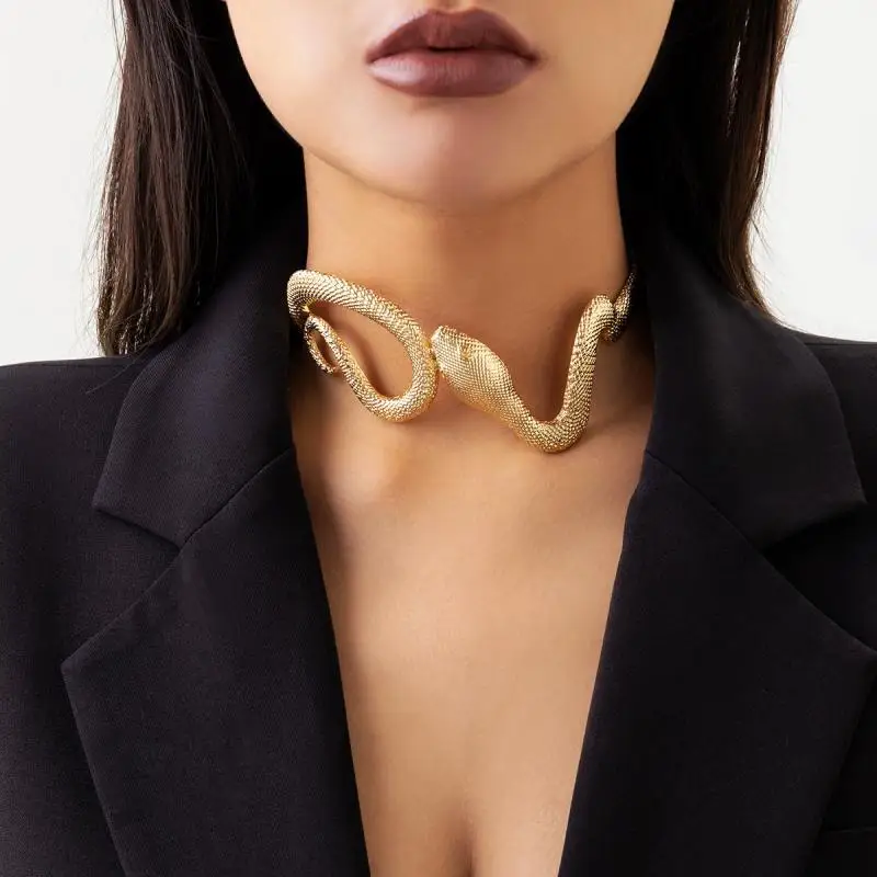 Jewelry Snake-Shaped Clavicle Chain Necklace Fashion Collar Women's Necklace Accessories
Jewelry Snake-Shaped Clavicle Chain Necklace Fashion Collar Women's Necklace Accessories