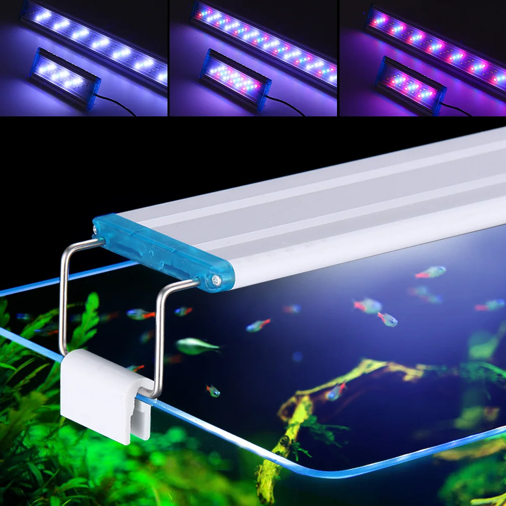 Aquarium LED Light Fish Tank Lighting Aquatic Plant Grow Lights Extendable Clip on Lamp 5730 90-260V Aquarium Accessories
Aquarium LED Light Fish Tank Lighting Aquatic Plant Grow Lights Extendable Clip on Lamp 5730 90-260V Aquarium Accessories