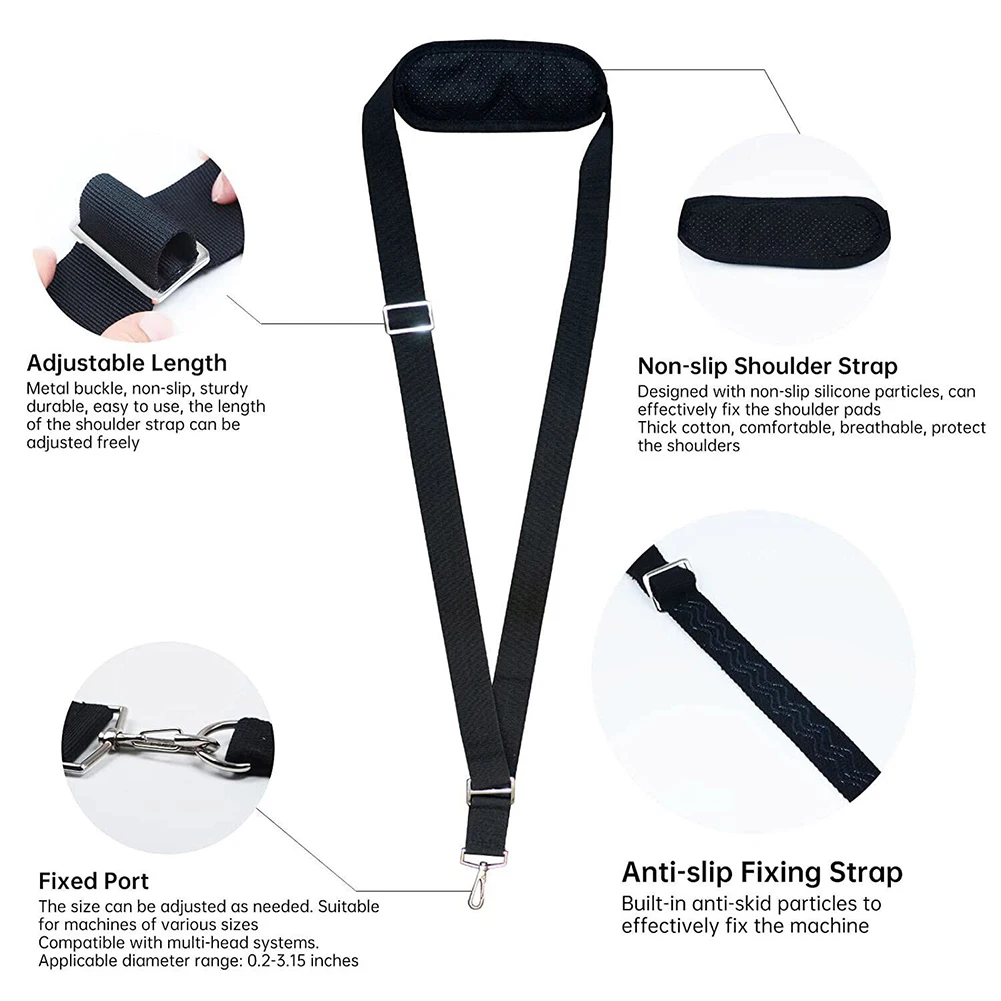 Single Shoulder Padded Harness Strap String Trimmer Strap For EGO Weedeater Wacker Leaf Blower Straps Nylon Non-slip Lawnmower
Single Shoulder Padded Harness Strap String Trimmer Strap For EGO Weedeater Wacker Leaf Blower Straps Nylon Non-slip Lawnmower