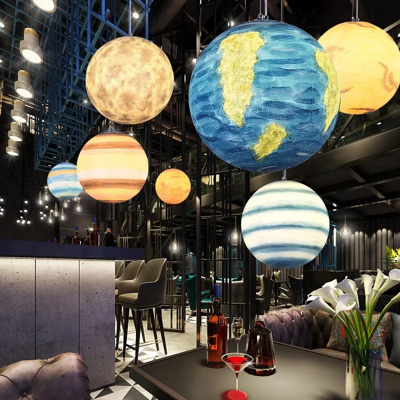 Planet Ball Moon Art Chandelier Playground Kindergarten Cafe Restaurant Bar Counter Shop Hall Chandelier
Planet Ball Moon Art Chandelier Playground Kindergarten Cafe Restaurant Bar Counter Shop Hall Chandelier