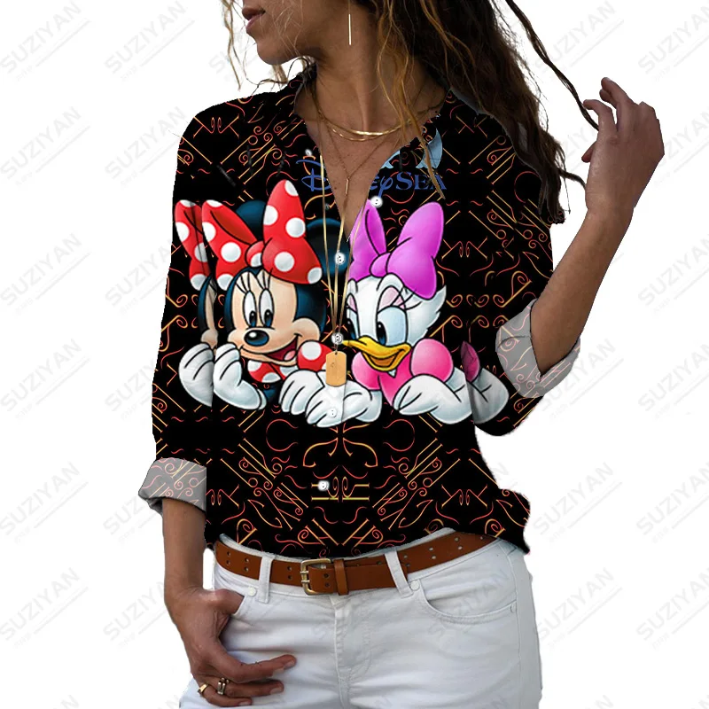 Disney Graphic Print Long Sleeve Womens Tops And Blouses Women's Fashion Turn Down Collar Loose Shirt Elegant Women Shirts Girl
Disney Graphic Print Long Sleeve Womens Tops And Blouses Women's Fashion Turn Down Collar Loose Shirt Elegant Women Shirts Girl