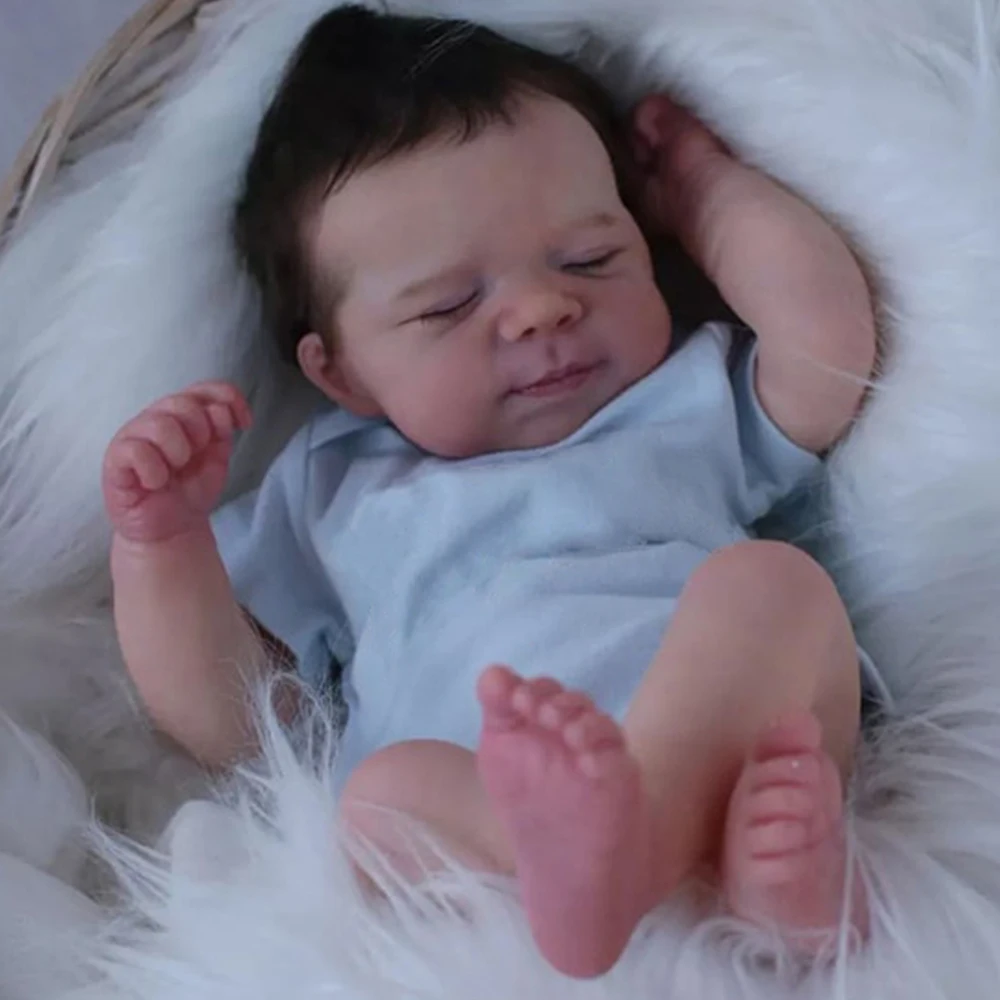 Кукла реборн силиконовая Мягкая с 3D рисунком, 18 дюймов
Кукла реборн силиконовая Мягкая с 3D рисунком, 18 дюймов