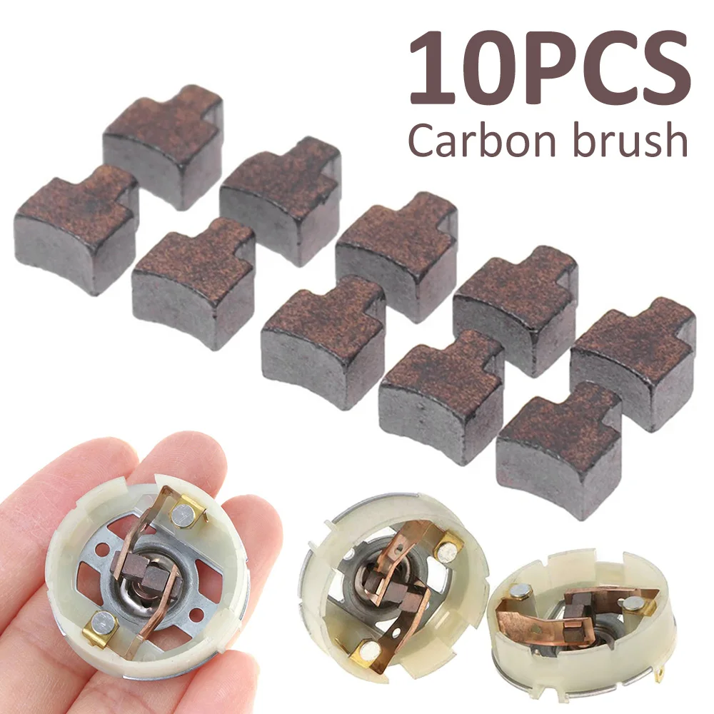 10pcs Electric Drill Motor Carbon Brushes Metal Carbon Brush Holder For RS 550 BO-SCH MA-KITA D-EWALT HI-TACHI ME-TABO Tool Part
10pcs Electric Drill Motor Carbon Brushes Metal Carbon Brush Holder For RS 550 BO-SCH MA-KITA D-EWALT HI-TACHI ME-TABO Tool Part