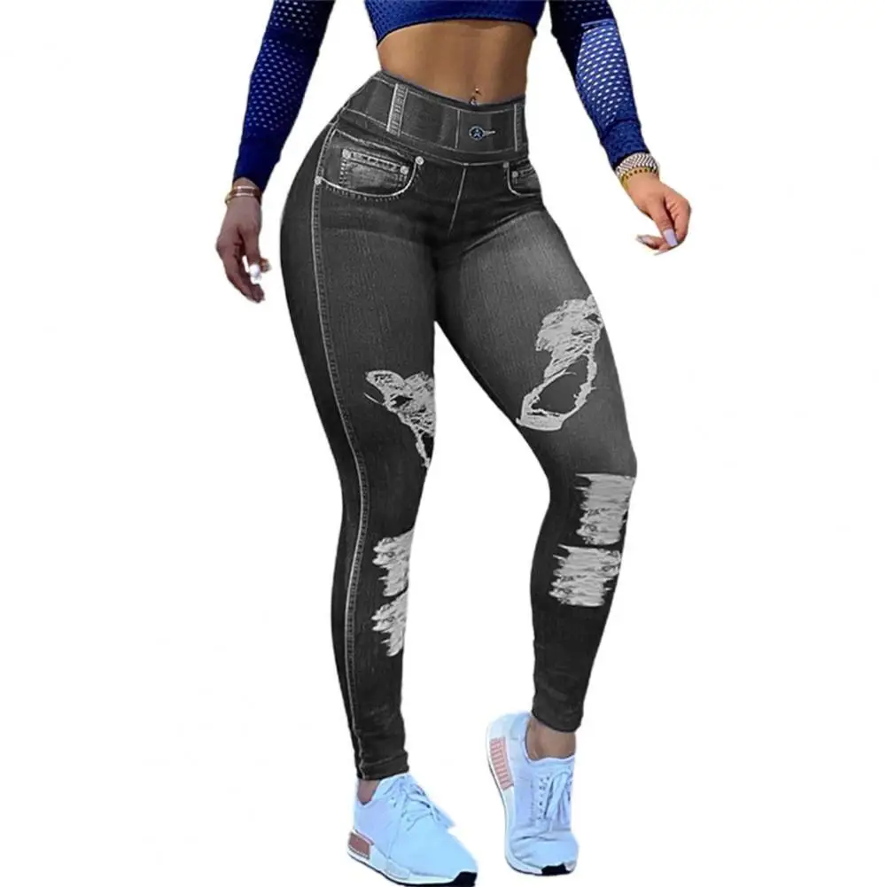 Casual Workout Pants Butt Lifting Stylish Fitness Pants Ripped Decor Cycling Pants
Casual Workout Pants Butt Lifting Stylish Fitness Pants Ripped Decor Cycling Pants