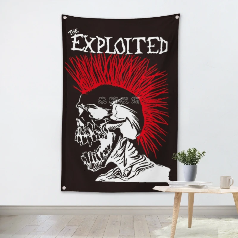 THE EXPLOITED Large music festival Party background decoration poster banner hanging painting cloth art 56X36 inches
THE EXPLOITED Large music festival Party background decoration poster banner hanging painting cloth art 56X36 inches